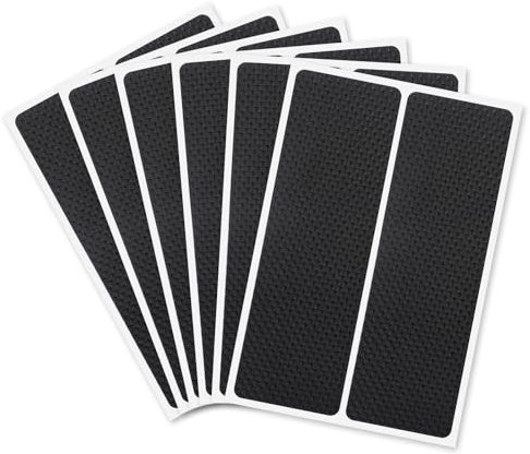 JJUNW 12 Stück Anti Rutsch Pad Selbstklebend, 5 mm Dicker Antirutsch Pads Schutz Ihrer Möbel Hartholzböden, 14 x 5 cm Rutschhemmer Anti-Rutsch-Gummimatte für Möbelfüße Stuhlbein Tische Sofas