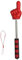 Stick de puntero para el aula, mini puntero de dedo retráctil, palo de dedo manual extensible para suministros de maestros, rojo