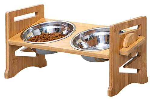 Raised Dog Bowl, Raised Dog Bowl - Portable Adjustable Dog Block Stand - Multifunctional Pet Travel Meals for Camping - Indoor Outdoor