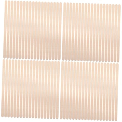 CALLARON 4 Sätze Waxing Sticks Spachtel Wachsentferner Für Die Haut Entfernung Gesichts- Vorwachs Werkzeug Zum Auftragen Von Wachs Wachsstäbchen, Spachtel Holz 100 Stück * 4
