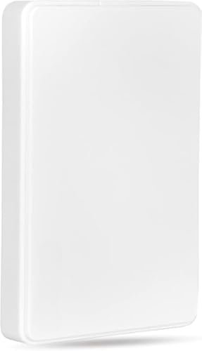 100GB Portable External Hard Drive – Ultra Slim 2.5 USB 2.0 External HDD – Compatible with Windows, Mac, Chromebook – External Storage for Backup, Compact Portable Hard Drive – White