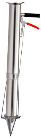 ZCBYBT Edelstahl-Lampen-Sämlingspflanzer 79 cm multifunktionales Handheld-Gartenwerkzeug 79 cm,A
