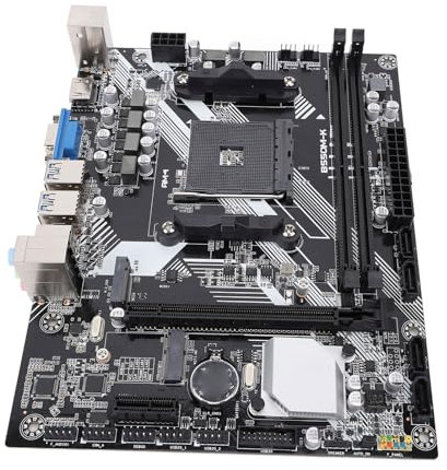 Cuifati B550M K Motherboard, Presa CPU AM4, AM4, 64 GB DDR4, PCIE 3, NVME M.2, Supporta TPM 2, Compatibile con CPU di Generazione 1-5, USB3.0, USB2.0