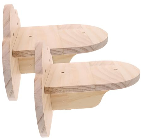FIXOSHEE 2 Stück Katzenwandregal Katzenkletterleiter Wandmontage Wolkenförmige Katzentreppe Indoor Katzenmöbel für Aktives Spielen und Ausruhen