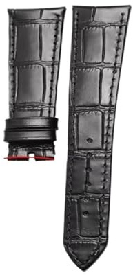 PNESHGTT Kompatibel mit ROLEX CELLINI 50525 ALLIGATORLEDER-UHRENARMBAND