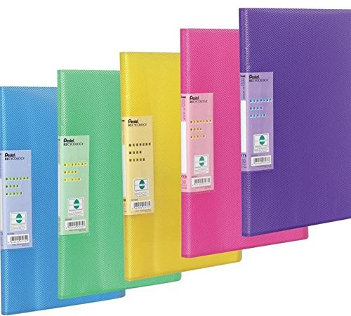 Pentel DCF343/MIX Recycology Vivid Display Books - Pack of 5