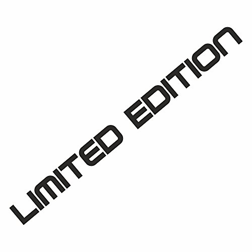 Folien-Zentrum - Limited Edition Schwarz 20 x 1,5 cm - Hochwertiger Aufkleber für Auto Tuning - OEM & JDM Sticker - Lustige Autoaufkleber - Stickerbomb - Made in Germany