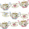 Alice in Wonderland Supplies | Teapot Banner Bunting Decorations | For Mad Hatter Tea, Birthday Party, Baby Shower, Garden | Paper, Length 4m