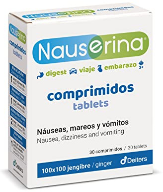Deitters Ingwer Nauserin capsules, voedingssupplementen, zwangerschapstabletten, anti-duizeling, digitale tabletten, 30 capsules