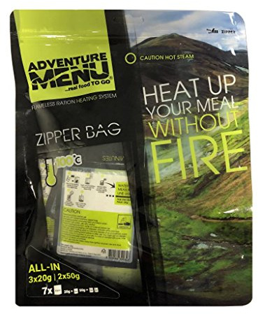 Adventure Menu Flammenlose Heizung SET ALL-in-ONE - 3pcs 30g, 2pcs 60g