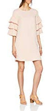 ONLY Damen onlCAROLINE 3/4 LAYRED Sleeve Dress WVN Kleid, per Pack Rosa (Rose Smoke Rose Smoke), 40 (Herstellergröße: 40)