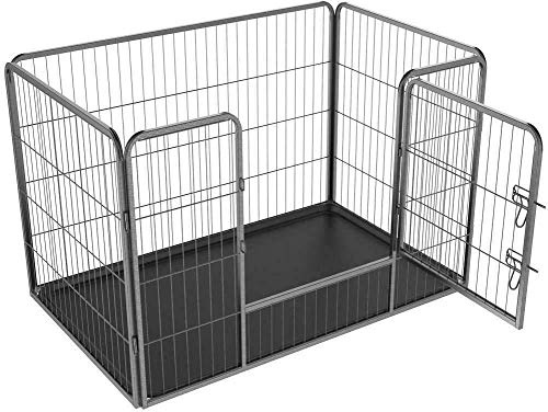 X-TREME PUPPY Heavy Duty Dog Pen Cage Crate Puppy Enclosure Whelping UK (L)
