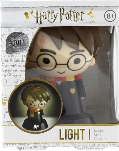 Paladone Harry Potter Mini Leuchte Harry Potter schwarz/hautfarben/braun, bedruckt, aus Kunststoff, in Geschenkverpackung.