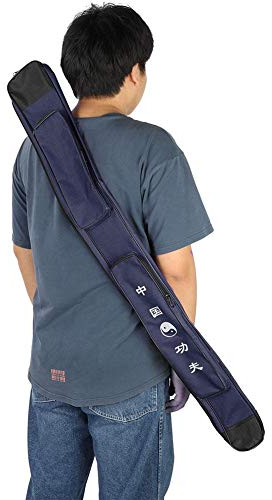 Nunafey Schwerttasche, leichte Schwert-Tragetasche, Multifunktions-Fitness-Langlebiger Schwertträger für Kampfsport-Schwerter-Zubehörschwert(Blue)