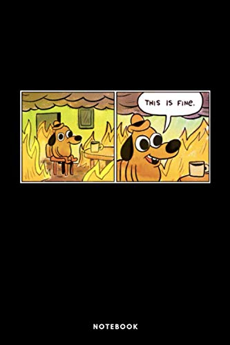 This is Fine Comic Notebook | Lined Notebook 6 x 9 inches (15.24 x 22.86 cm) | 120 pages