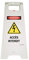 AUA SIGNALETIQUE - Chevalet signalisation - Poids 1KG en Plastique- (Accès Interdit Danger-)