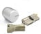 tedee Set - elektronisches Türschloss mit ABUS Bravus.2500 MX Hochsicherheits-Zylinder 30/30K inkl. 5 Wendeschlüssel | Steuerung via Bluetooth | iPhone & Android | Smart Home | Silber