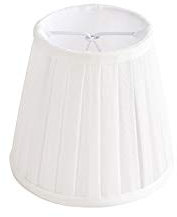 QAZQA Textil Creme gefalteter Lampenschirm 08.12.11 I Wohnzimmer I Schlafzimmer, Geeignet für Hänge- und Stehlampe
