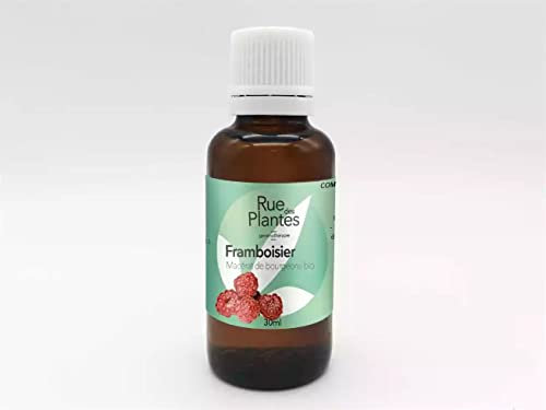 RUE DES PLANTES - Gemmothérapie Framboisier 30ml - Renforcez votre bien-être naturellement avec ce macérat de bourgeons BIO