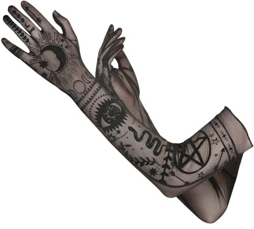 Amscan 8406965 Long Sheer Gloves | Lunar Witch Theme