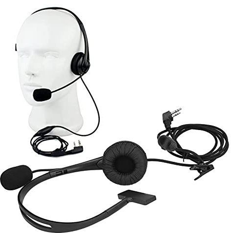 Casque Talkie-walkie, oreillette Radio bidirectionnelle Casque Audio Talkie-walkie pour Kenwood pour Casque Talkie-walkie