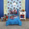 Marvel Avengers Fight The Foes Blue, Red, Green Hulk, Iron Man, Thor, Captain America 4 Piece Toddler Bed Set - Comforter, Fitted Bottom Sheet, Flat Top Sheet, and Reversible Pillowcase
