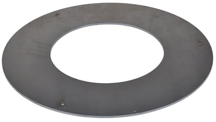 Plaque d'adaptation en Acier Inoxydable pour la Grille de Barbecue.COM Le Gril à Plaque de feu réduit Le Trou de feu de 35cm à 20cm