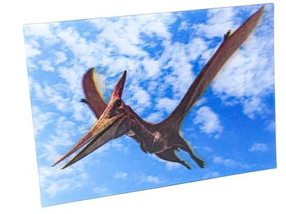 Cornelißen 3D-Postkarte Pteranodon, Wackelkarte Hologrammkarte, Ansichtskarte und Grußkarte, Dinosauriermotiv, 16 x 10 x 0,2 cm