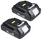 DASNITE 2 Stück Ersatzakku für Makita Akku 18V 3.0Ah BL1830 Li-ion Akku Kompatibel mit Makita 18V Akku BL1815 BL1850 BL1840 BL1860 BL1835 LXT-400 194204-5 194205-3, Hochwertiger Ersatz für Makita 18V