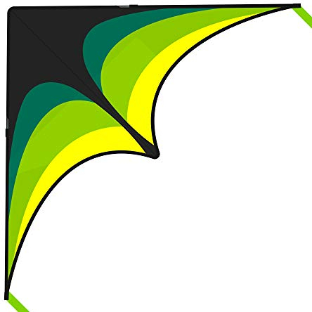 Mint's Colorful Life Delta Drachen Flugdrachen für Kinder und Erwachsene, extrem einfach zu Fliegender Drachen mit 2 Bändern und 300 Fuß Drachenschnur, der Beste Drachen für Anfänger