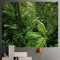 LCDIUDIU Wandtuch, Natürliche Landschaft Tapisserie Wandbehang Grüner Tropischer Urwald Farn Pflanzenmuster Wandteppiche Für Schlafzimmer College Wohnheim Wohnzimmer Home Wall Decor Art, 300 X 180 cm