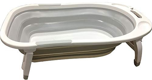 Amazon Bañera Gris plegable para bebés - Bañera portátil
