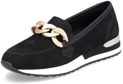 Remonte Damen Slipper R2544, Frauen Slip On,lose Einlage,Businessschuhe,Slip-ons,Mokassins,Halbschuhe,Slides,Schlupfschuhe,Loafer,schwarz (02),39 EU