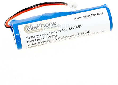 Akku Li-Ion kompatibel mit Sony PlayStation PS4 Move Motion Controller (Ersatz für LIS1651) - 2600mAh