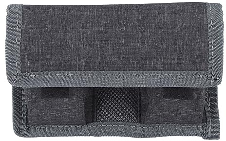Akozon Kamera-Akkutasche, Nylon-Kamera-Akku-Beutelhalter Speicherkartenetui für LP E6 LP E8 LP E12 LP E10 NP FW50 EN EL14 EN EL15 NP FW100 NP W235 NP F550