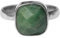 Meadows Korund-Smaragdring, Bohemian Stone Ring, 925er Sterlingsilber Ring, Geburtstagsgeschenkring für Sie, Größe 7 USA