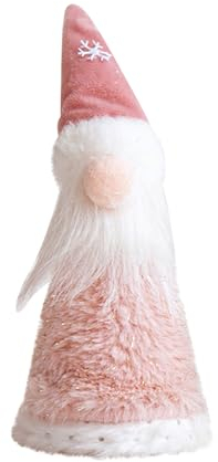 Weihnachtsbaumspitze, Weihnachtswichtel Baumspitze, Christbaumspitze, Tannenbaumspitzen, Weihnachtsbaum Topper, Weihnachtsbaum Deko, Weihnachtsdekoration (Rosa)