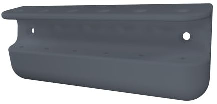 fossi3D Wandhalterung für 6 Dartpfeile in 3D Druck – Grau – Stilvoller Dart Halter & Dartständer zur Pfeil-Aufbewahrung – Halterung für Pfeile zur Wandmontage inkl. Befestigungsmaterial