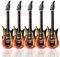 UILYNIU 5 Stück Aufblasbare Musikinstrumente Kinder Aufblasbare Flammen Gitarre Luftgitarren zum Aufblasen Aufblasbares Rock Aufblasbare Party Gitarre für Mottopartys Karneval(5 Stück)