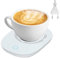 Casenly Elektrische Kaffeetassenwärmer, Kaffetasse Tassenwärmer Weiß Getränkewärmer Konstante Temperatur 55°C/131°F Automatisches EIN-und Ausschalten Smart Becherwärmer für Tee Keramiktassen