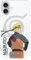 Case Compatible with iPhone 16 Plus Official Naruto Uzumaki to Protect Your Mobile Phone, Transparent Flexible Silicone Case with Official Naruto License