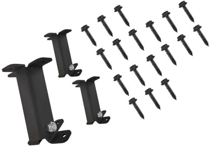 HGZLQKD Roof Riser Beam Bracket Saddle Roof Riser Post Easily Install Spare Part Multipurpose Roof Mount Pergola Brackets Roof Riser, 3Pcs, 10cmx7cmx14cm