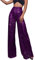 Pailletten Hose Damen Gold-Glitzer Hose Lang Metallic Hose Lang High Waist Baggy Jogginghose Weites Bein Sommerhose Locker Weite Hose Große Größen Paillettenhose Metallic Hosen Büro Pants Glitzer Hose