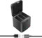 REFLEX CAMERA 3-Channel Battery Charger & Storage Case for GoPro Hero 13/12/11/10/9 | Fast Type-C Charging Dock for Action Cameras | Compact Portable Power Station for 3 Batteries