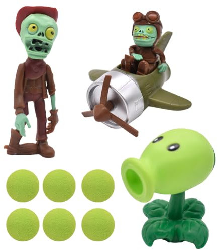 DKLQXCE Plants vs Zombies Giocattoli, Giocattoli Zombie Cupcake Figures, Figurine a Tema Gioco, Cartoon Figurines Decorazione per Regalo di Compleanno per Bambini 10pcs