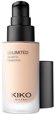 KIKO Milano Unlimited 24H Matte Foundation 1 CR, Long-Lasting Matt Liquid Foundation With Up To 24-Hour Hold