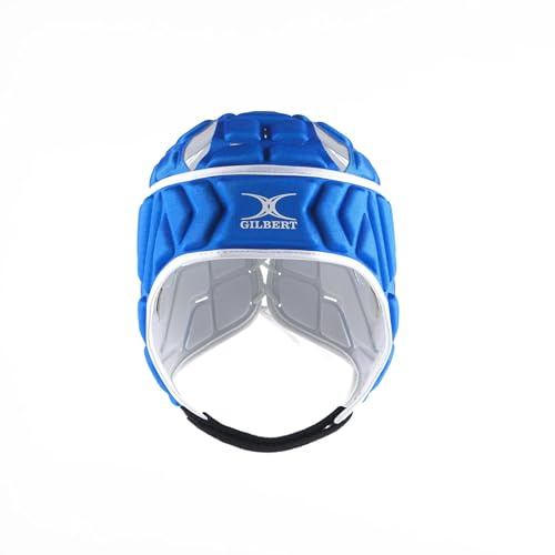 Casque Rugby Gilbert Vapour bleu (Headguard), tailles senior