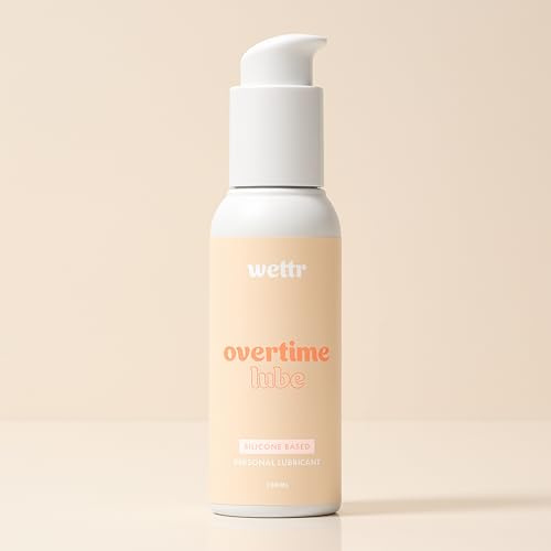 Overtime Silikon Gleitgel by wettr | Ultra-Langanhaltendes Silikon Gleitmittel für Anal & Intim | Seidig-Glatt, Wasserfest (100ml)