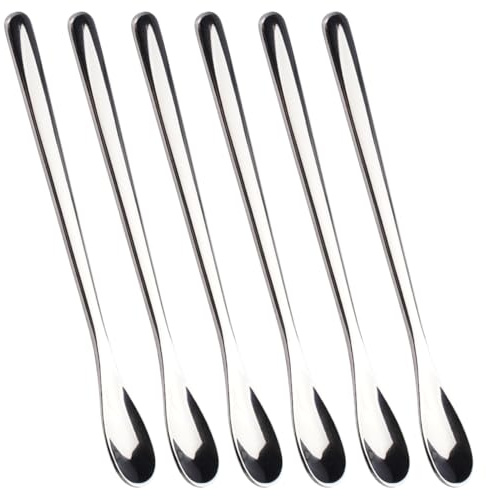 6 Cucchiaini Piccoli In Acciaio Inox, Cucchiaini Per Caffè, Mini Cucchiaini Per Espresso, Piccoli Cucchiaini Da Dessert, Ideali Per Cucina, Bar E Feste, Lavabili In Lavastoviglie E Dal Design Moderno