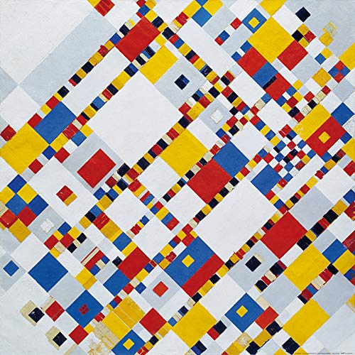 1art1 Piet Mondrian Poster Victory Boogie Woogie, 1944 Kunstdruck Bild 70x70 cm